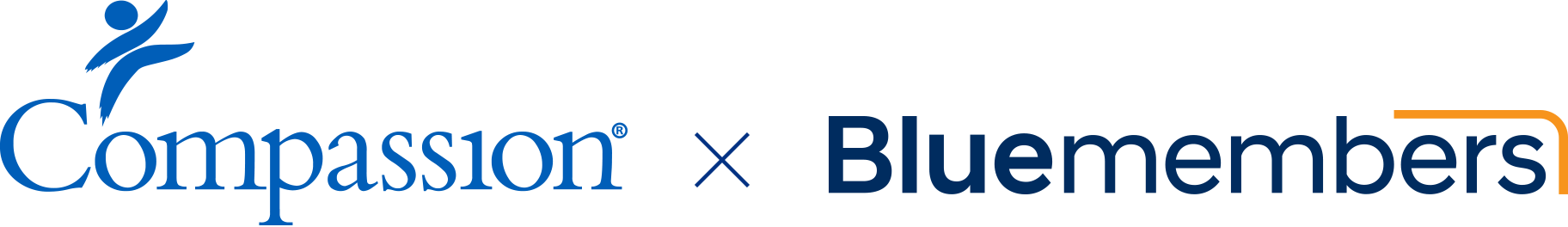 Compassion x Bluemembers 로고